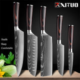 1-10 Pcs Kitchen Knives Set