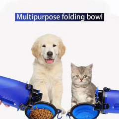 350/1000ml Collapsible Pet Dog Silicone Bowl sitodo