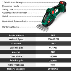 Cordless Electric Hedge Trimmer