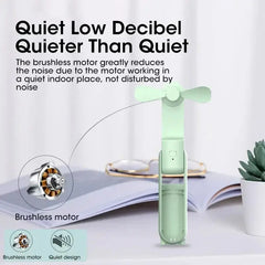 2000mAh Mini Portable USB Rechargeable Fan sitodo