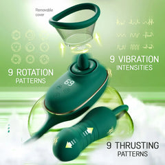 3-in-1 Vacuum Licking Vibrator sitodo