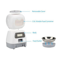 3.5L Automatic Pet Feeder sitodo