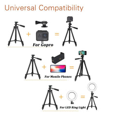 40inch Aluminum Universal Phone Tripod sitodo