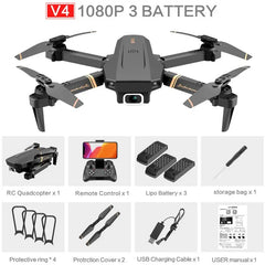 4k HD Wide Angle Camera 1080P WiFi FPV Drone sitodo