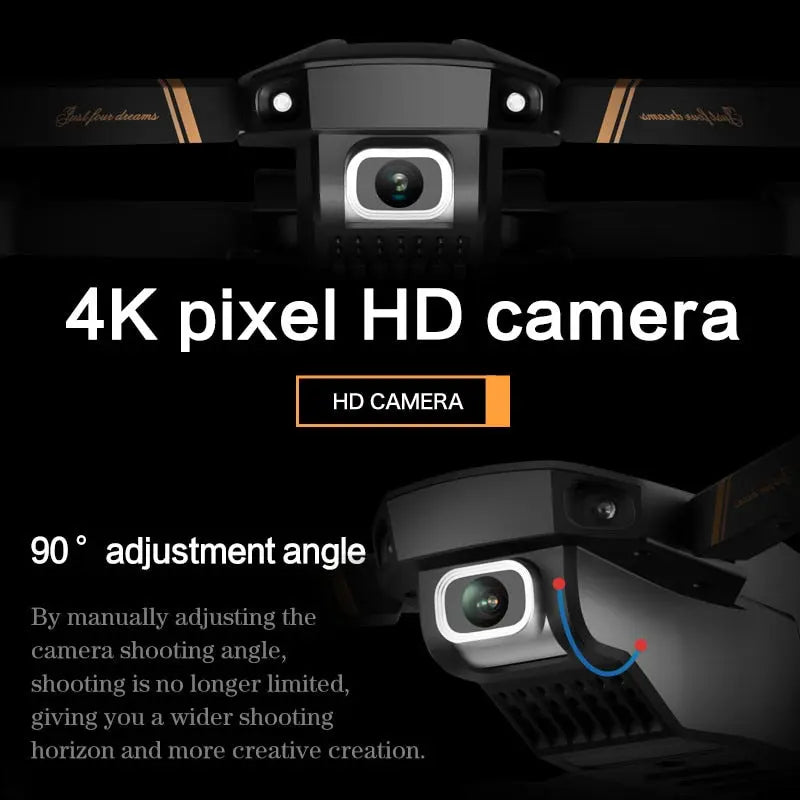 4k HD Wide Angle Camera 1080P WiFi FPV Drone sitodo