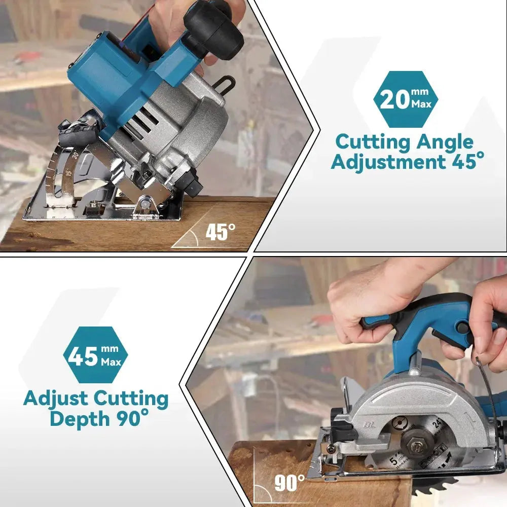 5-inch Brushless Electric Circular Saw - Sitodo
