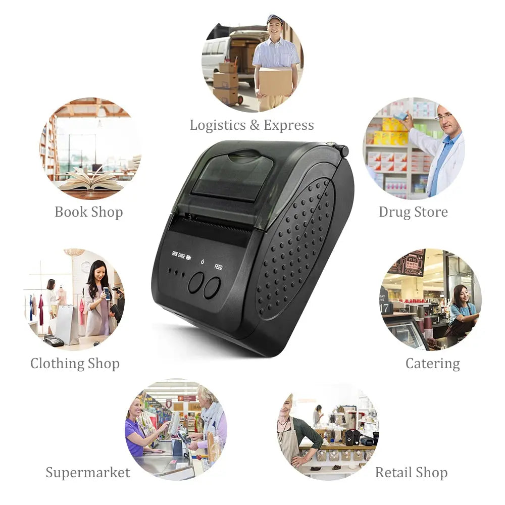 58mm Bluetooth Thermal Receipt Printer sitodo