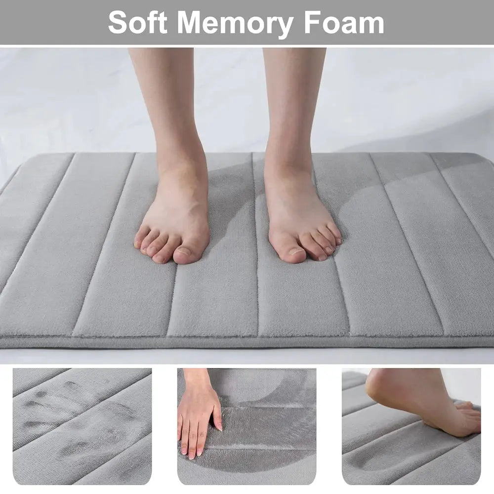 Absorbent Non-Slip Bathroom Rug sitodo