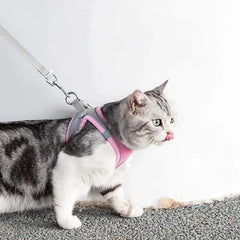 Adjustable Cat Harness Leash Set sitodo