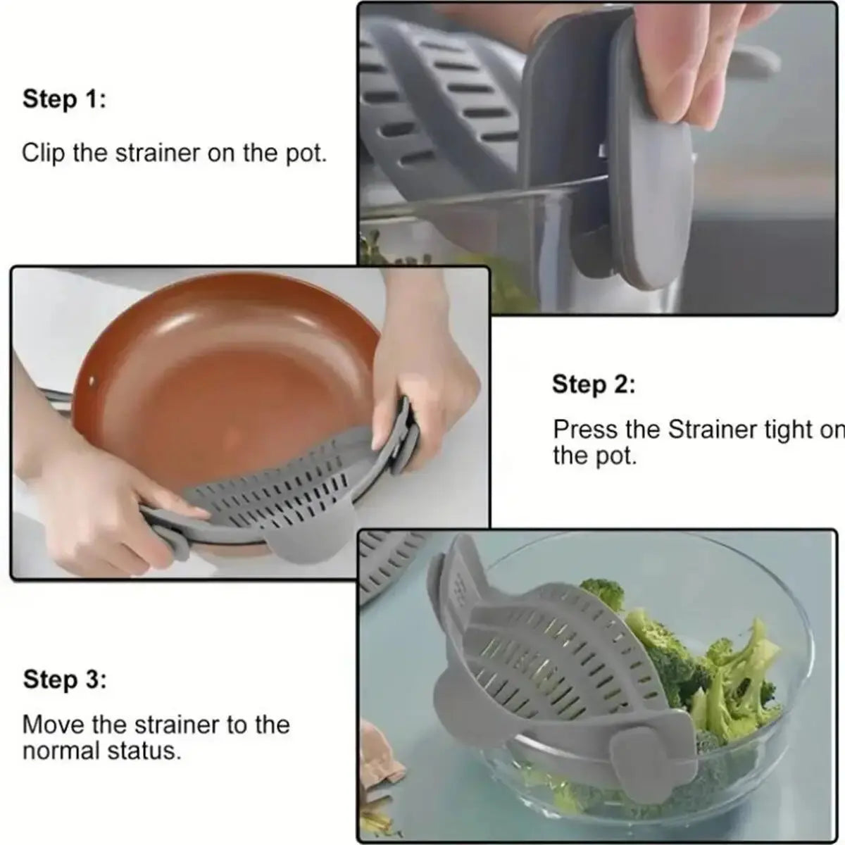Adjustable Clip-On Strainer - Sitodo