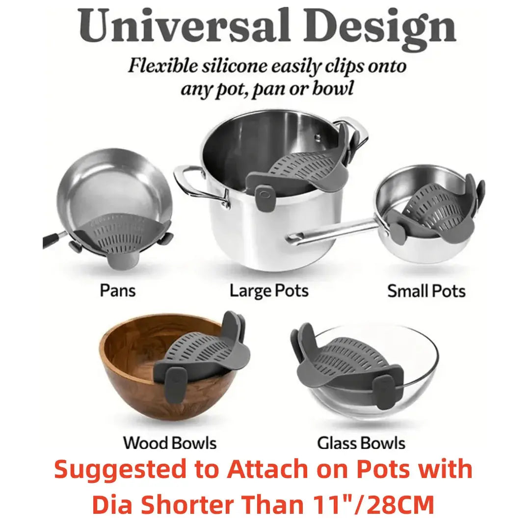 Adjustable Clip-On Strainer - Sitodo