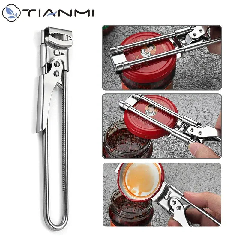 Adjustable Stainless Steel Can Opener sitodo