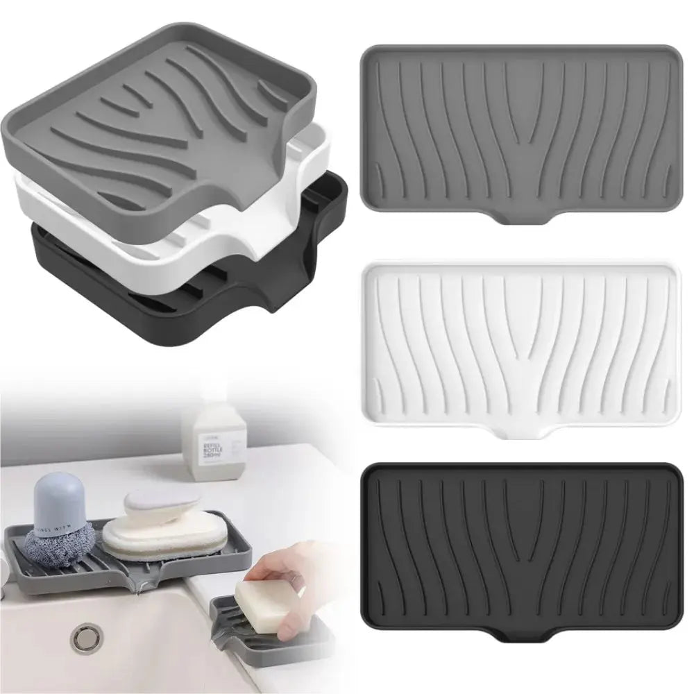 Anti-slip Silicone Drain Soap Box - Sitodo