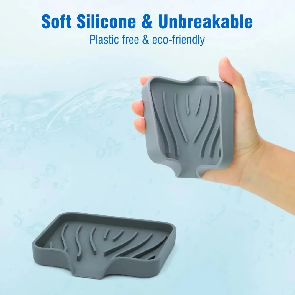 Anti-slip Silicone Drain Soap Box - Sitodo