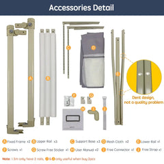 Baby Safety Bed Barrier sitodo