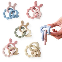 Baby Silicone Teether Ring sitodo