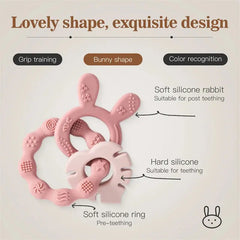 Baby Silicone Teether Ring sitodo