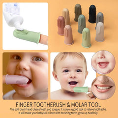 Baby Soft Silicone Finger Toothbrush sitodo