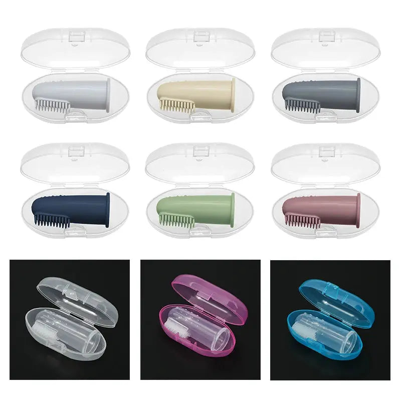 Baby Soft Silicone Finger Toothbrush sitodo