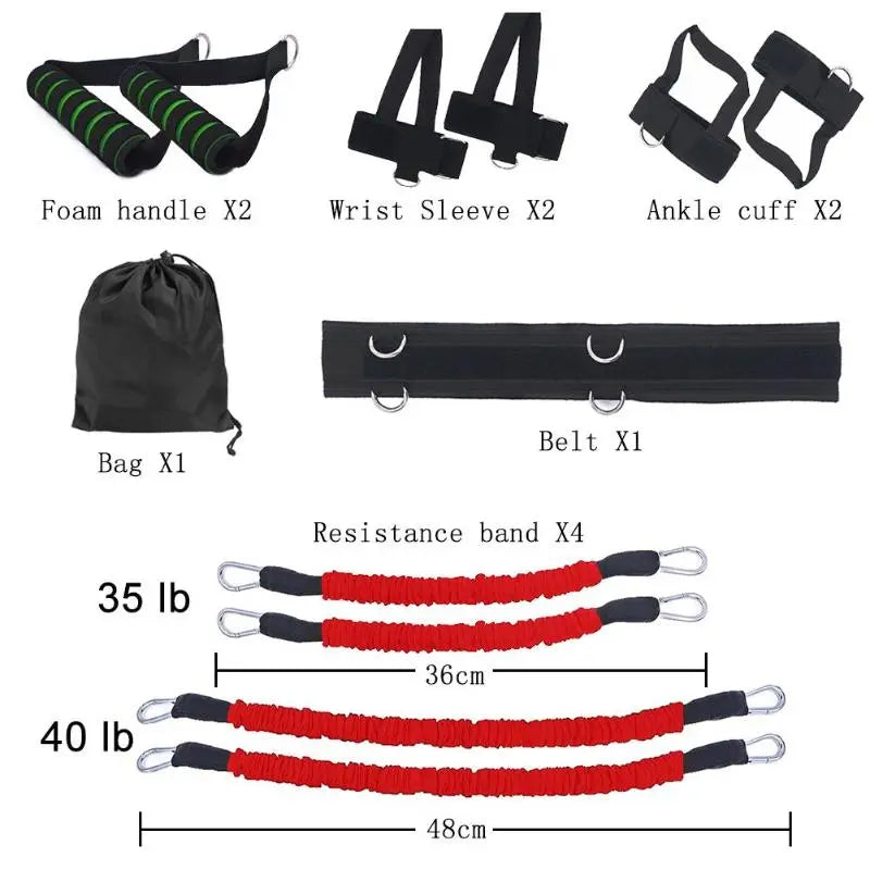 Boxing Training Resistance Band Set sitodo