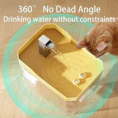 Cat Auto Filter Transparent Water Fountain sitodo