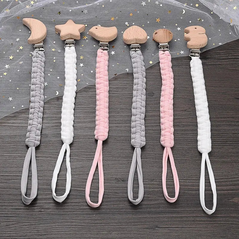 Cotton Cloth Baby Pacifier Chain sitodo