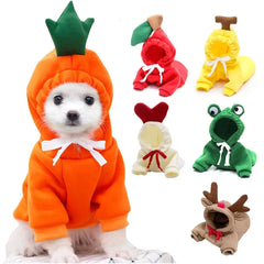 Cute Fruit Hoodies for Dogs sitodo