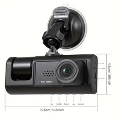 Dash Cam with IR Night Vision and 3 Cameras sitodo