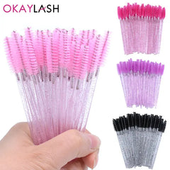 Disposable Micro Glitter Eyelash Brushes sitodo