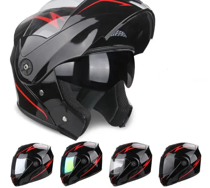 Double Lens Modular Flip Up Helmet sitodo