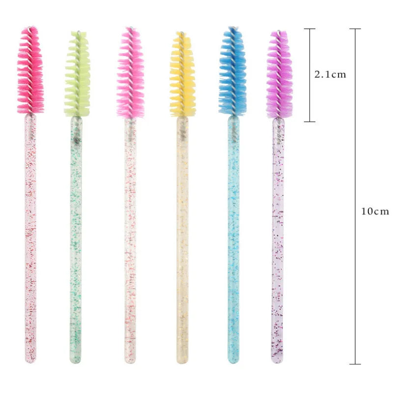 Disposable Micro Glitter Eyelash Brushes