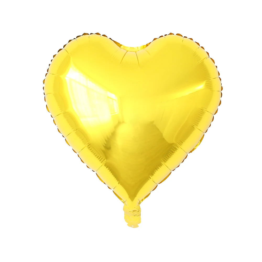 Heart Foil Helium Balloons