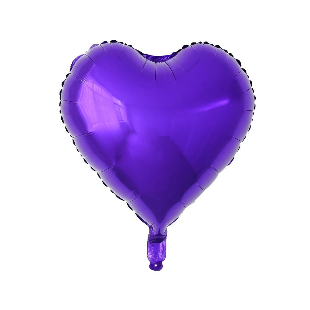 Heart Foil Helium Balloons