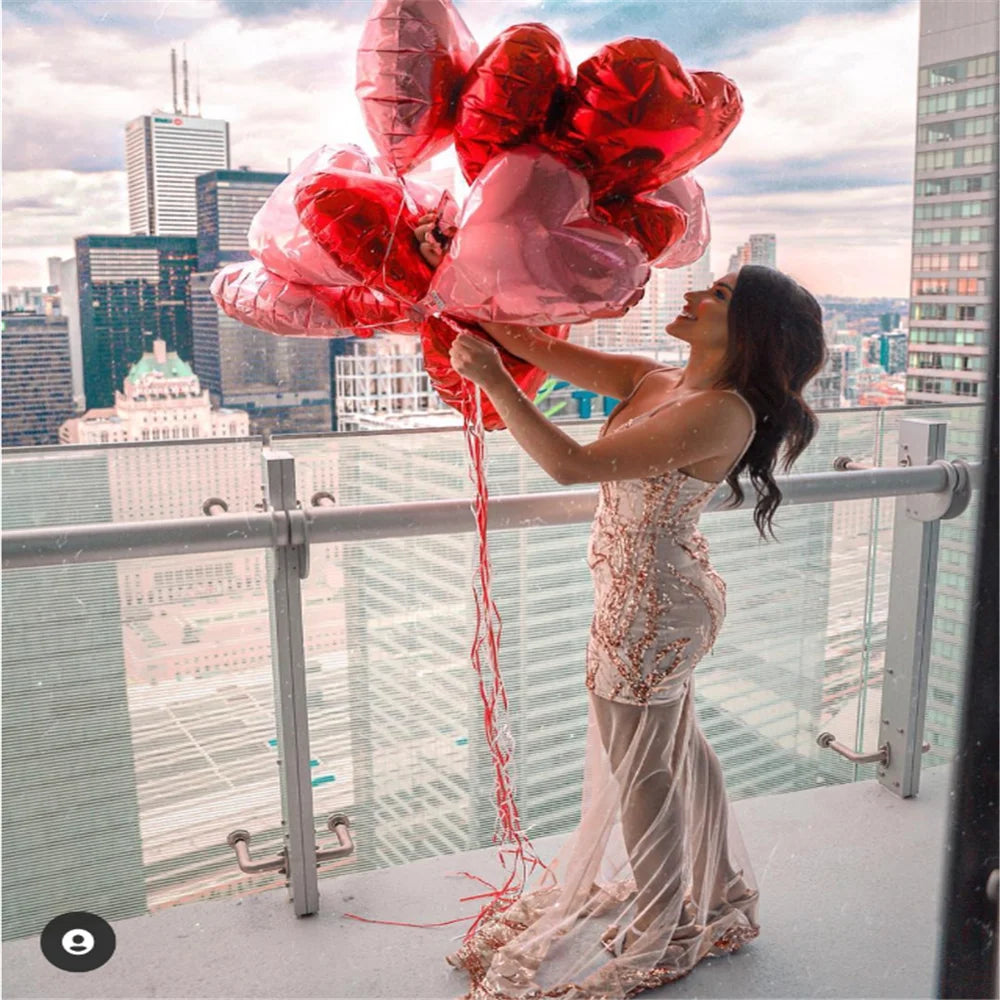 18inch Foil Heart Helium Balloons