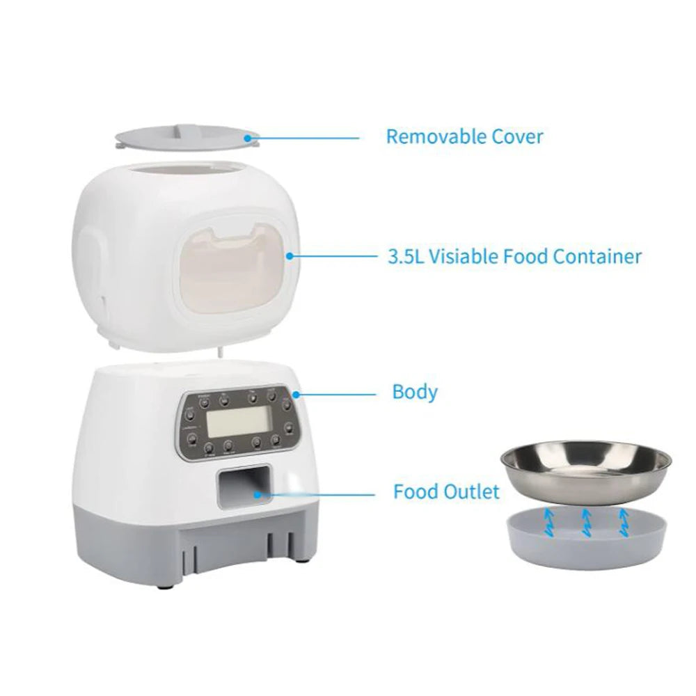 Automatic Pet Feeder and Dry Food Dispenser