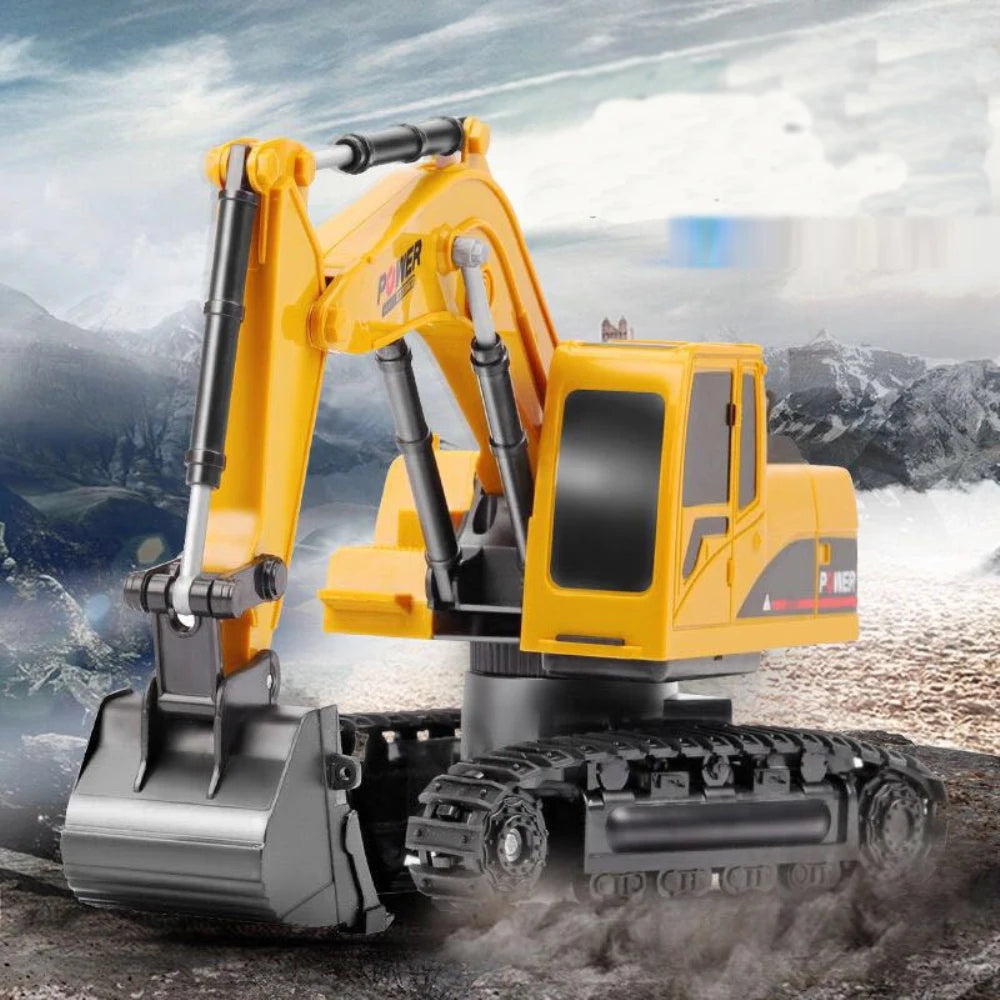 2.4Ghz 6 Channel 1:24 RC Excavator Toy