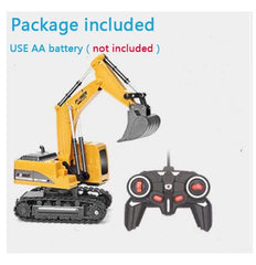 2.4Ghz 6 Channel 1:24 RC Excavator Toy