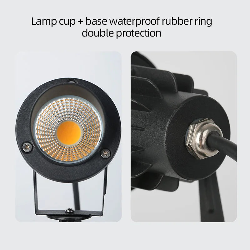 7W Outdoor Spike Lawn Lamp