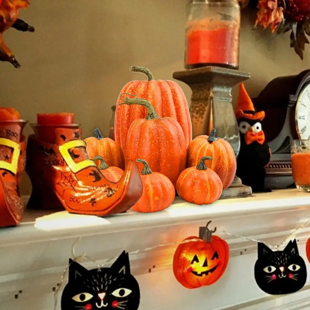 Halloween Artificial Pumpkin Set sitodo