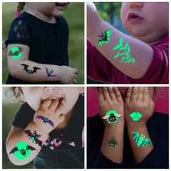 Halloween Luminous Tattoo Stickers sitodo