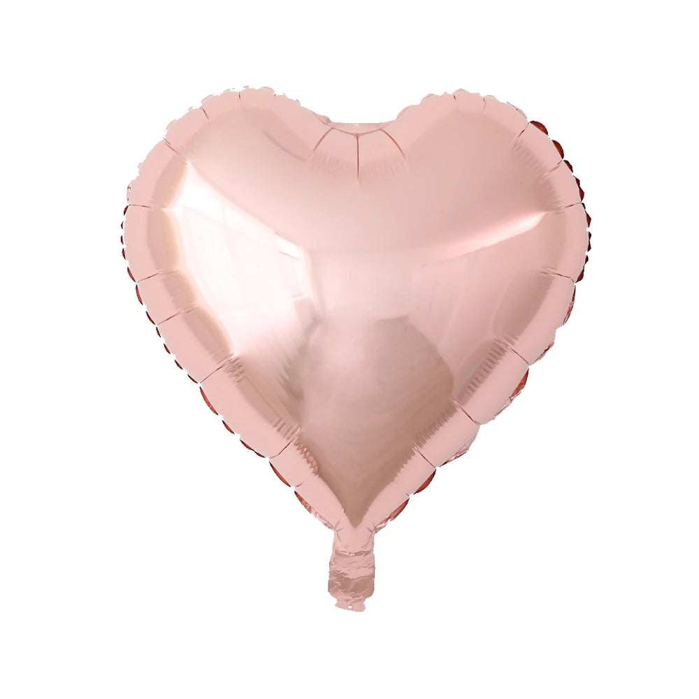 Heart Foil Helium Balloons