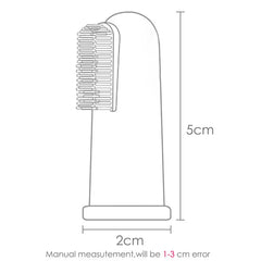 Cepillo de dientes de dedo para limpieza de dientes de leche