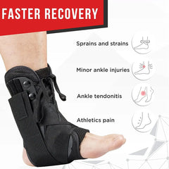 Lace-Up Adjustable Ankle Brace - Sitodo