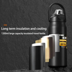 Large Capacity Stainless Steel Water Bottle sitodo