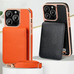 Leather Crossbody iPhone Case - Sitodo