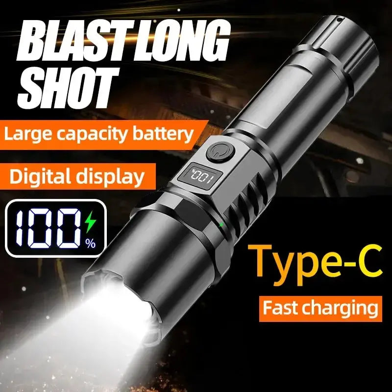 Multi-Functional Outdoor LED Zoom Flashlight - Sitodo