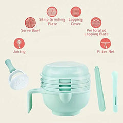 Multifunction Baby Food Grinding Bowl Set sitodo