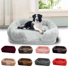 Pet Dog Plush Winter Thickened Bed sitodo