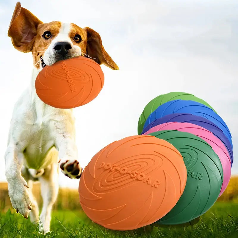 Pet Outdoor Training Silicone Flying Disc sitodo