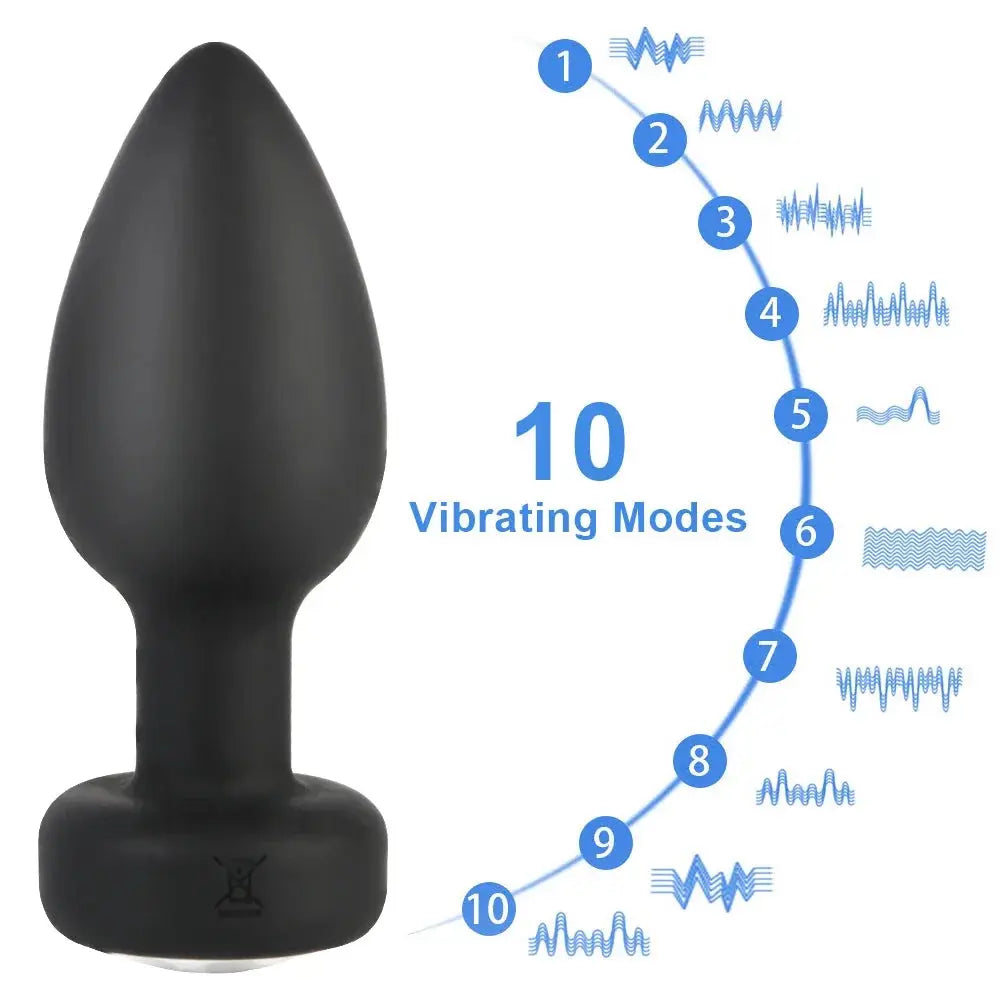 Remote Control Anal Plug Vibrator sitodo